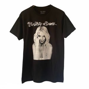 Britney Spears Oversized Signature Graphic Tee